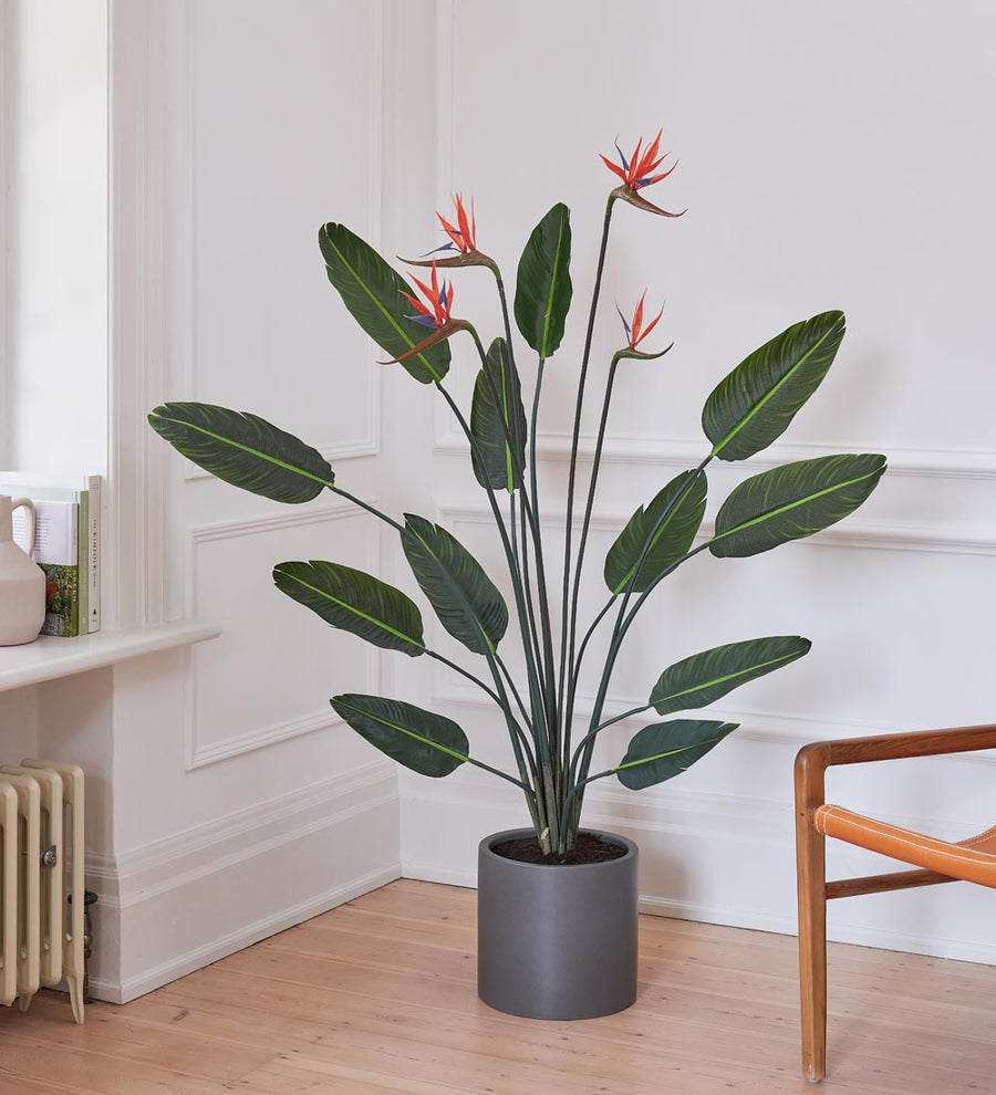 Artificial Large Bird of Paradise (Flowering)