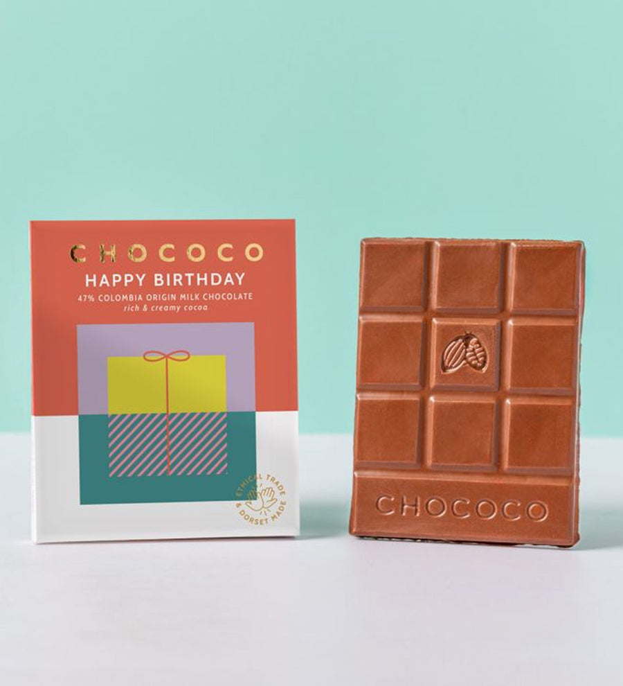 Chococo Happy Birthday Milk Choc Bar