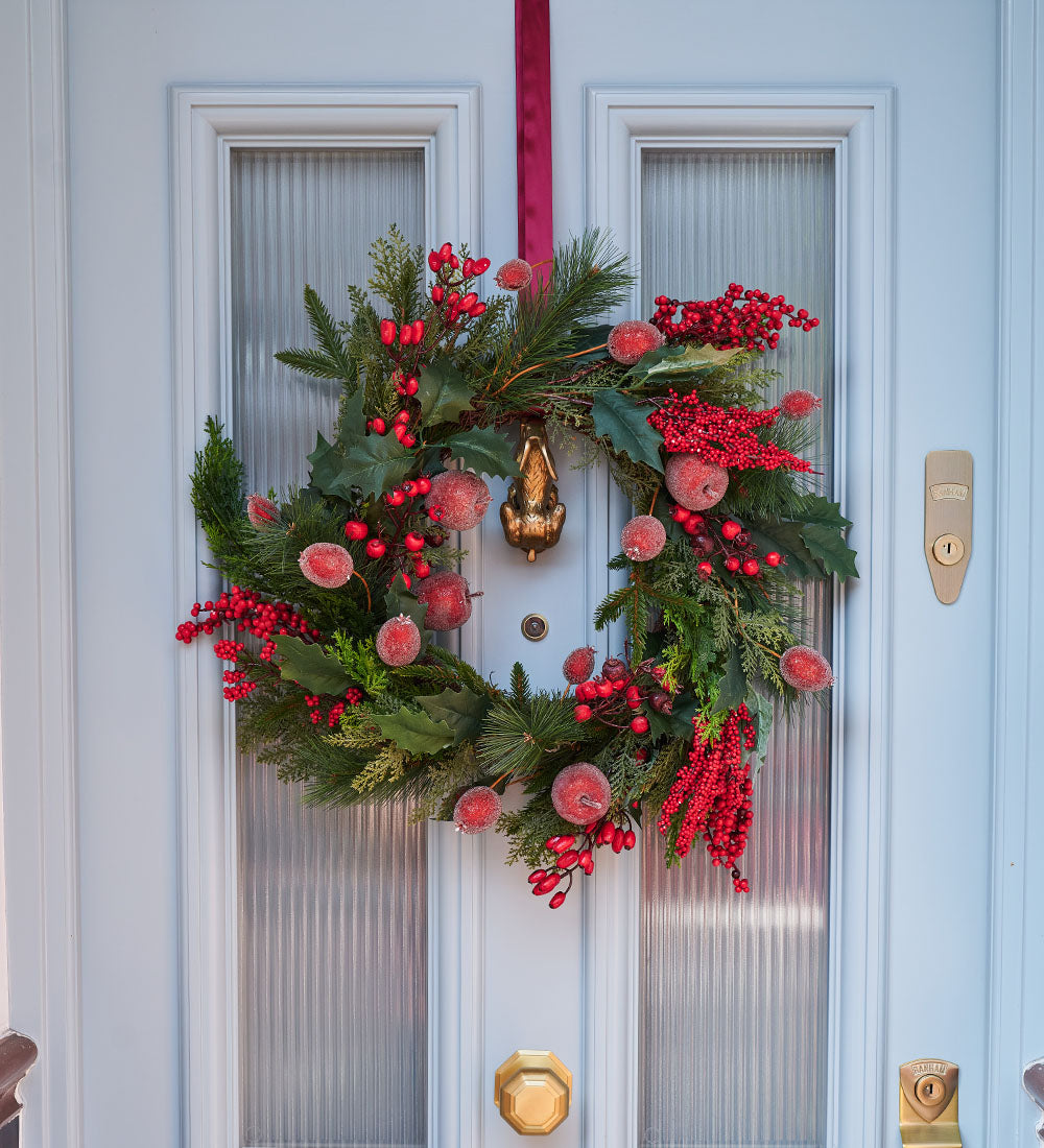 A Very Berry Christmas Artificial Wreath