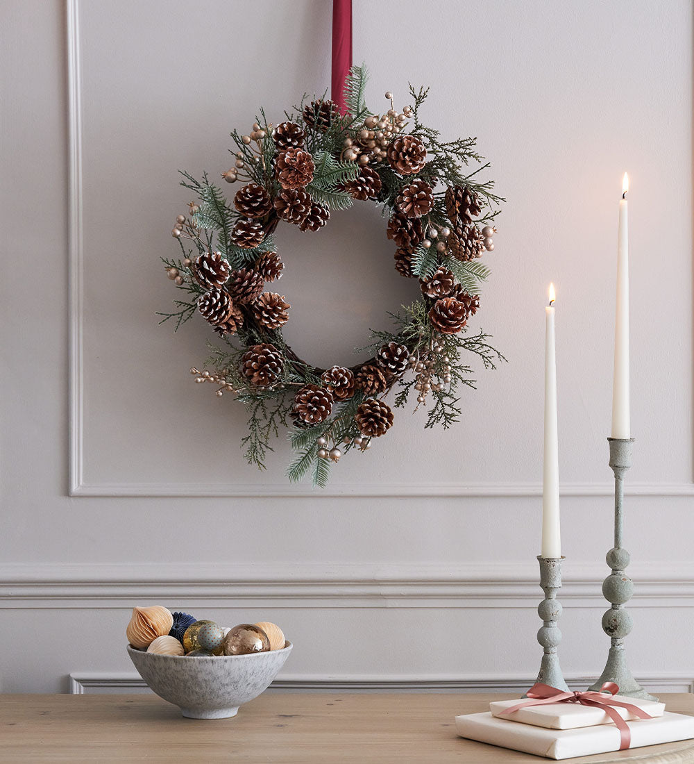 A Very Scandi Christmas Artificial Wreath