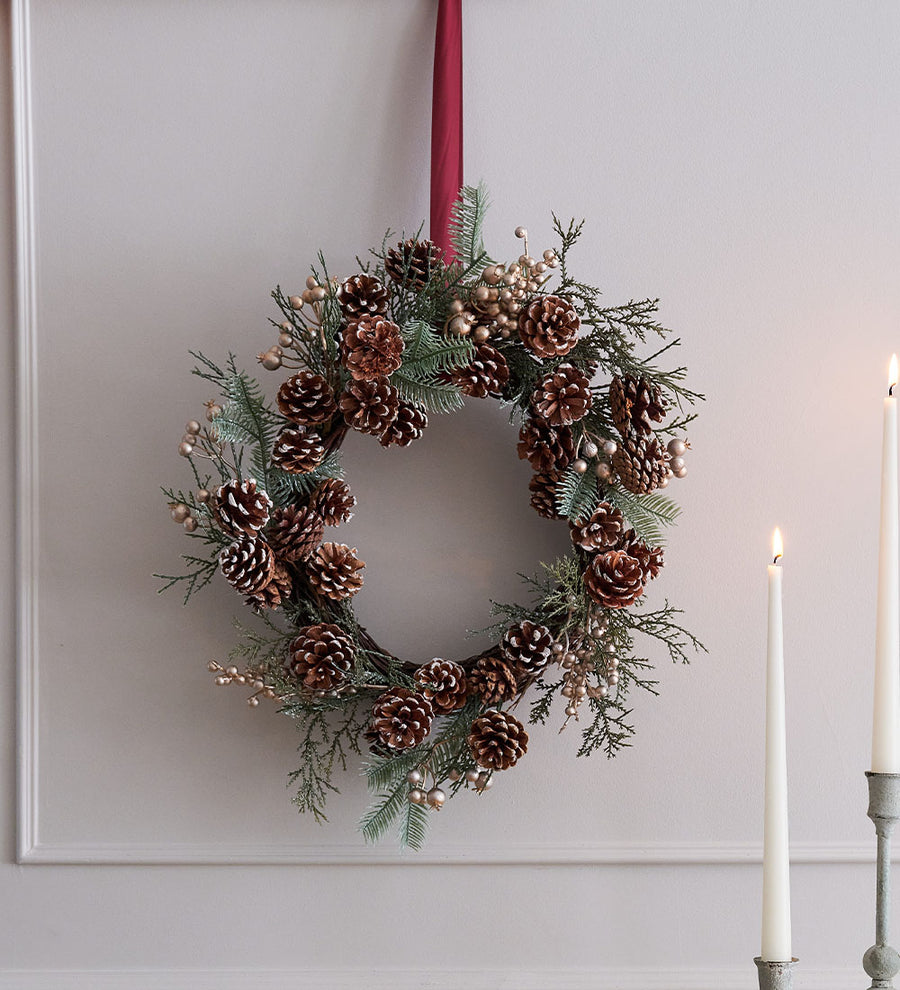 A Very Scandi Christmas Artificial Wreath